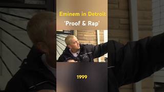 Eminem talking about Proof and Rapping fast in Detroit 1999 eminem rap music slimshady [upl. by Euqilegna]