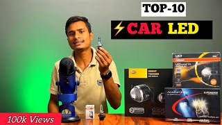 Top 10 Headlight LED For Any Car In India  Best LED Light For Car  CAR LED AFTERMARKET LED LIGHTS [upl. by Oicam]