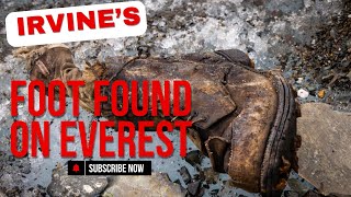 Sandy Irvines Foot Found on Everest Analysis with Dr Robert Edwards [upl. by Nikral]