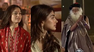 Tamannaah and Pooja Hegde Visuals  MahaShivRatri2024  Isha Yoga Center  Sadhguru [upl. by Lumpkin]