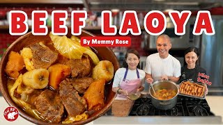 BEEF LAOYA WITH MOMMY ROSE amp MISS SETTE  CHEF RV [upl. by Eimas297]