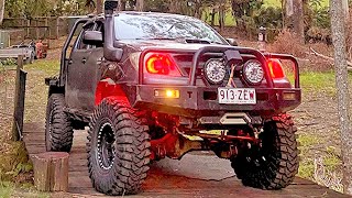 Jetts Solid Axle Swapped N70 Hilux on 37s [upl. by Yhtuv422]