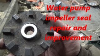 Fixing a John Deere 2cyl water pump impeller [upl. by Haelem278]