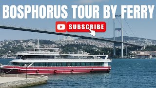 Istanbul Bosphorus Ferry Tour  Very Cheap and Enjoyable [upl. by Nyrak]