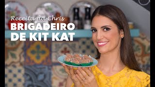 Receita Fácil de Brigadeiro de Kit Kat [upl. by Karub]