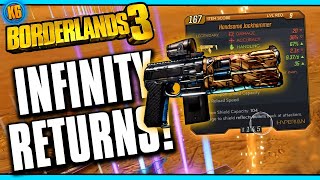 NEW LEGENDARY LOOT INFINITY RETURNS Borderlands 3 [upl. by Aynor]