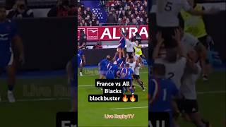 What a blockbuster France team with All Blacks Rugby 🔥🔥 allblacks france rugby [upl. by Mcknight]