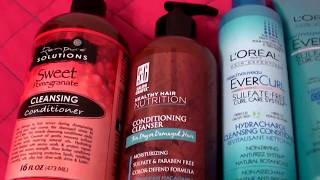 Wen cleansing conditioner alternatives Renpure Salon Grafix Loreal Evercurl [upl. by Oer]