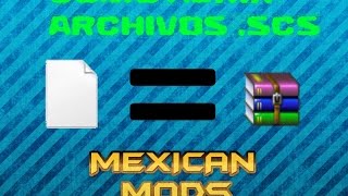 COMO ABRIR ARCHIVOS SCS  ETS2ATS  TUTORIAL [upl. by Nnor977]