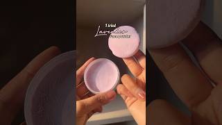 I tried Lavender Face Powder ✨ shorts [upl. by Ayadahs]