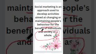 Societal marketing selfstudy179 youtubeshorts exam [upl. by Dajma]