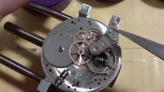 How I take apart a pocket watch Hamilton 916 [upl. by Alvira]