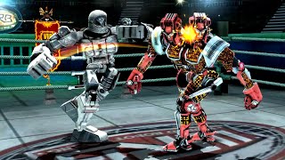 REAL STEEL WRB Cosmobot VS Atom amp Twin Cities amp Ambush amp Tackle [upl. by Vera996]