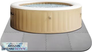 12quot Thickness 85IN hot tub mat for inflatable tub Hot Tub Pad Review [upl. by Attenod]