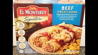 El Monterey Signature Beef Enchiladas Review [upl. by Ladnar]