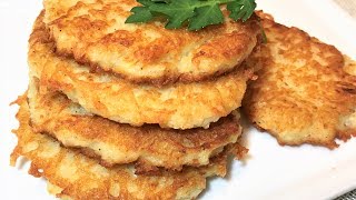 Настоящие ДРАНИКИ из картофеля Секрет Вкусных Драников Картофельные Оладьи Potato fritters [upl. by Hodosh]