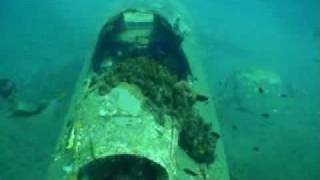 Zero Aircraft Wreck Dive [upl. by Asaph]