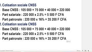 Cotisations sociales  CNSS et CNAMGS Actualisation [upl. by Renard175]