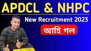 APDCL Recruitment 2023 🔥  NHPC recruitment 2023  Assam Govt Jobs 2023  Govt Jobs 2023 [upl. by Mehetabel224]