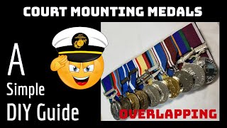 How to Court Mount Overlapping Medals  A Simple DIY Guide [upl. by Sinaj89]