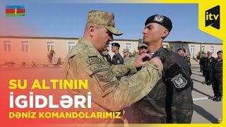 “Dəniz Komando Təməl kursu”nun növbəti buraxılış mərasimi keçirilib [upl. by Zahavi96]