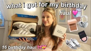 WHAT I GOT FOR MY BIRTHDAY 16th birthday haul🎀💝 [upl. by Schaffel]