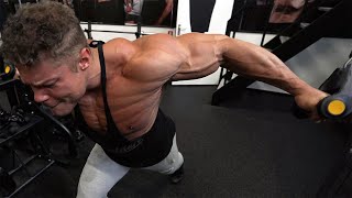 FULL Workout for a STRIATED Chest  PostWorkout Posing  Classic Bodybuilding [upl. by Ttik]