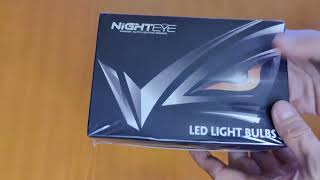 NIGHTEYE S4 H7 LED 30000LM 6500K White [upl. by Hillel851]