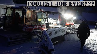 Epic Snowcat RideAlong at Park City Mountain Resort Grooming Largest Ski Area in USA [upl. by Emyle]