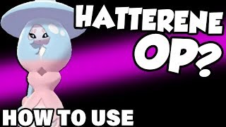 HATTERENE HAS MAGIC BOUNCE How To Use Hatterene  Pokemon Sword and Shield Hatterene Moveset [upl. by Aihsitan]