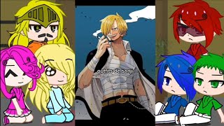 VINSMOKE FAMILY REACT TO SANJI PART 2 [upl. by Bonni854]