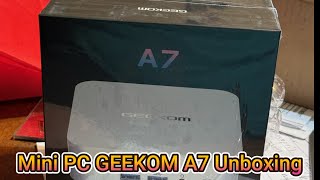 Mini PC GEEKOM A7 Unboxing [upl. by Jasper894]