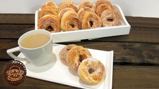 ROSQUILLAS CASERAS 😍😋como hacer donas en casa RECETA FÁCIL y DELICIOSA Receta  133 [upl. by Nosnirb957]