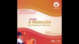 Oficina  A Redação no Vestibular Unicamp [upl. by Sakiv212]