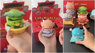 Unbox blind box Lucky Wooden Fish  Châu Muối [upl. by Llebyram]