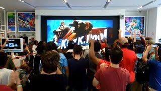 King K Rool Reveal for Super Smash Bros Ultimate Live Reactions at Nintendo NY [upl. by Ettelloc]