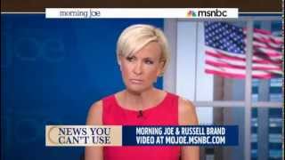 Mika Brzezinski responds to Russell Brand interview on Morning Joe [upl. by Aicac]