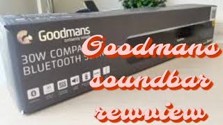 Goodmans soundbar review [upl. by Westhead]