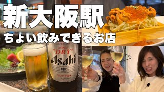 【新大阪駅】仕事終わりに駅ナカでちょい飲みはしご酒 [upl. by Ysak]