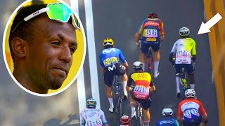 I Cant Believe Biniam Girmay was Able To Do THIS Tour de France 2024 Stage 3 [upl. by Enelyak290]