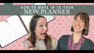 5 STEPS TO MOVE INTO YOUR NEW PLANNER  OMG Planners with Laurel Denise [upl. by Frankel]