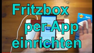 FritzBox 7590 einrichten mit der MyFritz App  DSL einrichten mit Internet verbinden WLAN ändern [upl. by Barra592]