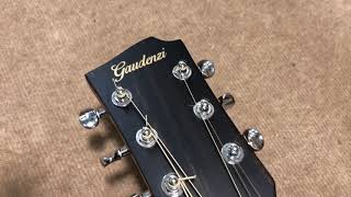 GAUDENZI GUITARS Chitarra Acustica OM Exenzia [upl. by Enelyam]