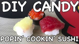 DIY Candy Popin Cookin Sushi English Instructions たのしいおすしやさん [upl. by Apthorp]