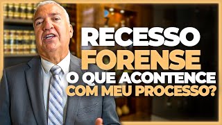 RECESSO FORENSE o que é e como impacta no seu PROCESSO [upl. by Inimak]