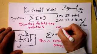 Kirchhoffs Loop and Junction Rules Theory  Doc Physics [upl. by Gwenette]