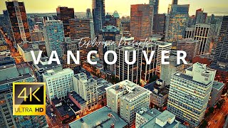 Vancouver British Columbia Canada 🇨🇦 in 4K ULTRA HD 60FPS Drone Video [upl. by Atsiuqal]