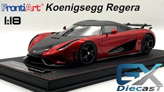 118 FrontiArt Koenigsegg Regera CANDY APPLE RED [upl. by Haland317]