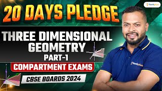 CBSE Compartment Exam 2024  Three Dimensional Geometry  Part 1  Class 12 Maths  Rahul Dhakad Sir [upl. by Carly425]