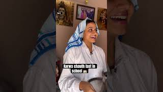 Part3 karwa chauth fast in school 🏫 comedy shortsfeed ytshorts shorts viralvideo trending [upl. by Pryor884]